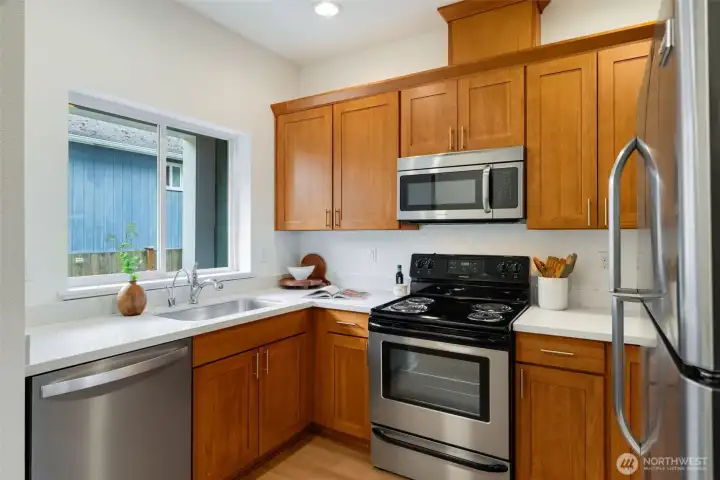 Stainless steel appliances