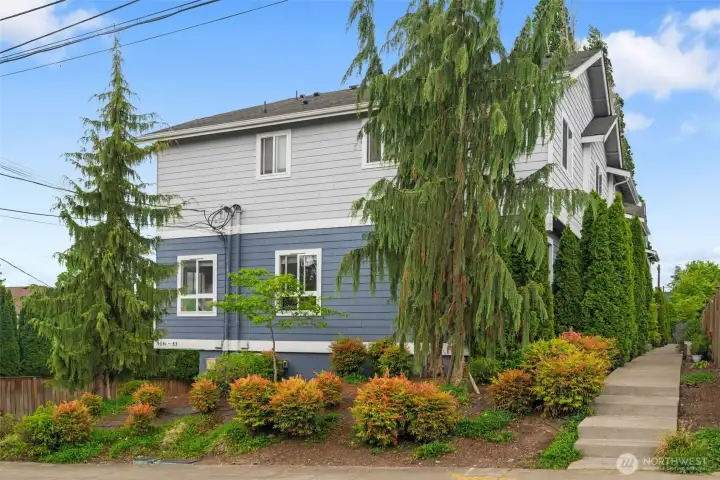 This townhouse is located second from the back of the complex