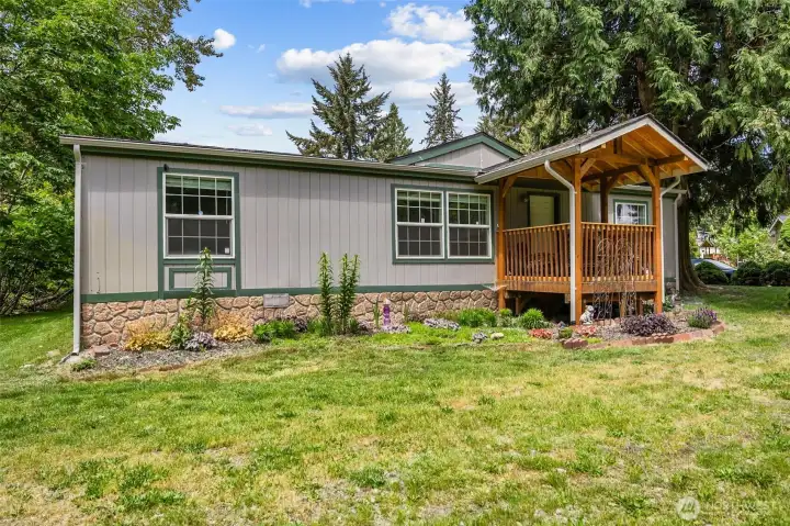 Featuring Hardy Plank cement board siding and Premium Trex decking for long-lasting quality. these low-maintenance materials resists weather and wear keeping the home looking beautiful for years.