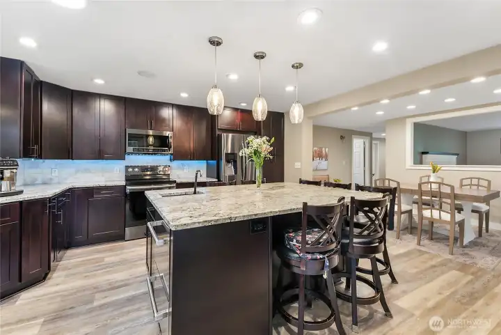 Kitchen — open layout with all appliances included and endless storage