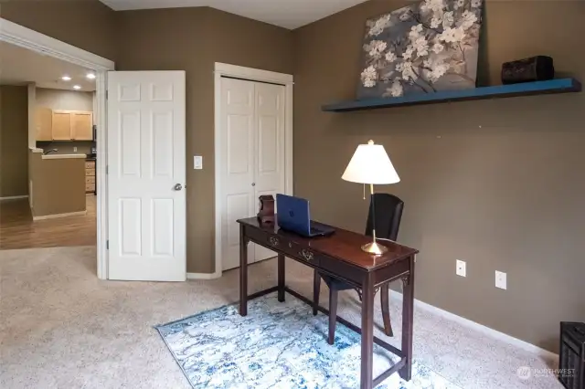 Office/3rd bedroom off of the family room.