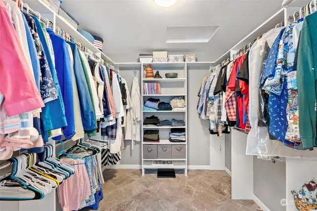 Large walk-in closet