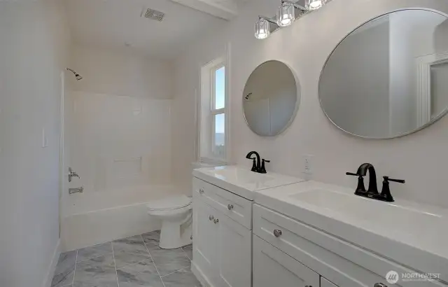 Jack and Jill bathroom