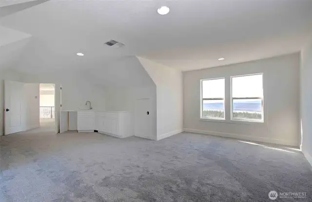 Kitchenette in Bonus room