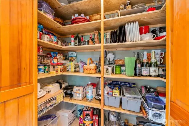 Pantry with  ample space.