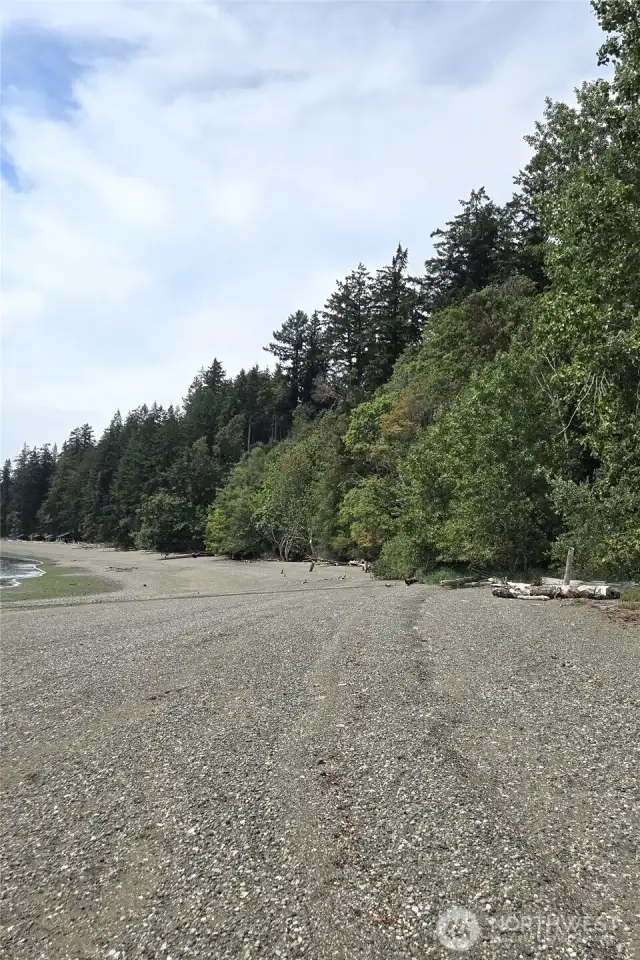 beach below lot