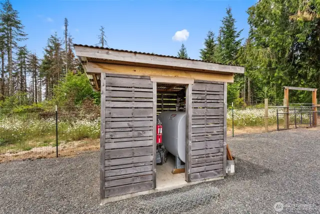 550 Gallon fuel storage