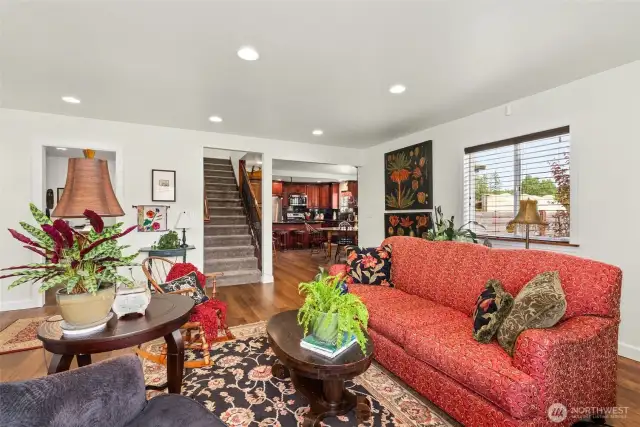 To the left one of the main level bedrooms