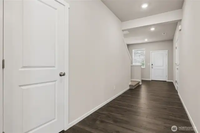 white millwork throughout