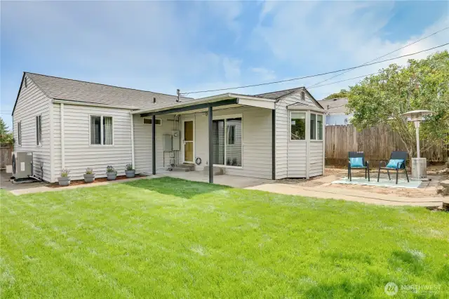The vinyl siding is a breeze to upkeep and the roof is less than 5 years old! Worry-free living at its finest.