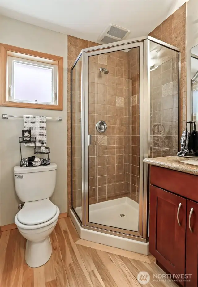 3/4 bath on the main floor