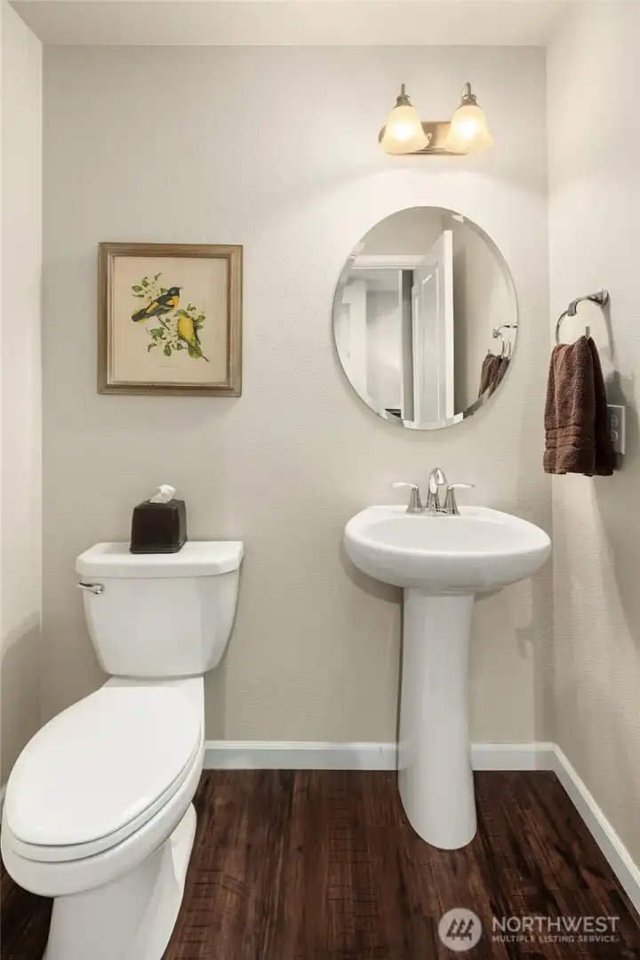 Main floor powder room.