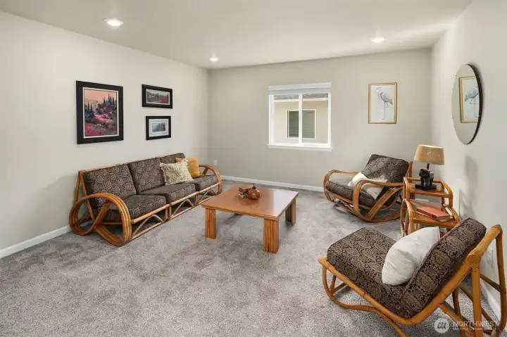 Upstairs bonus room.