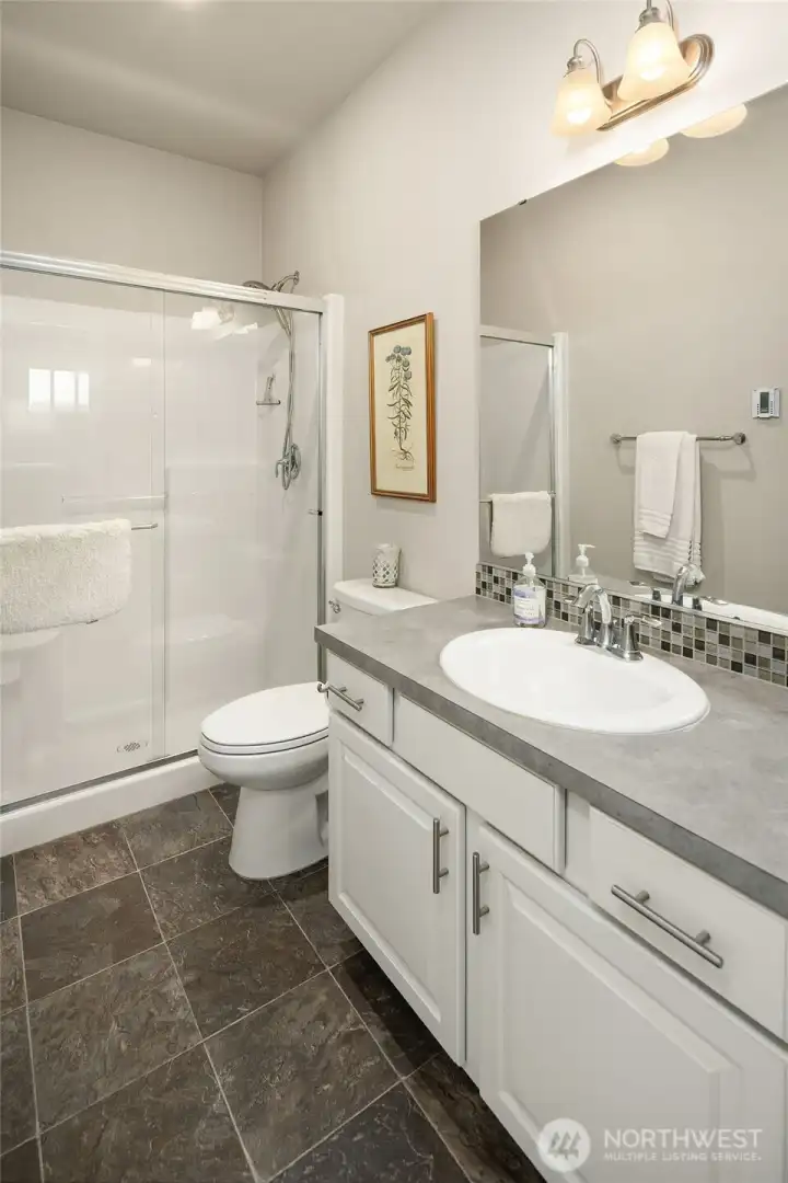 ADU three quarter bath.