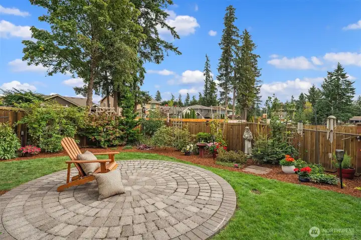 This area is perfect for a fire pit, as well.