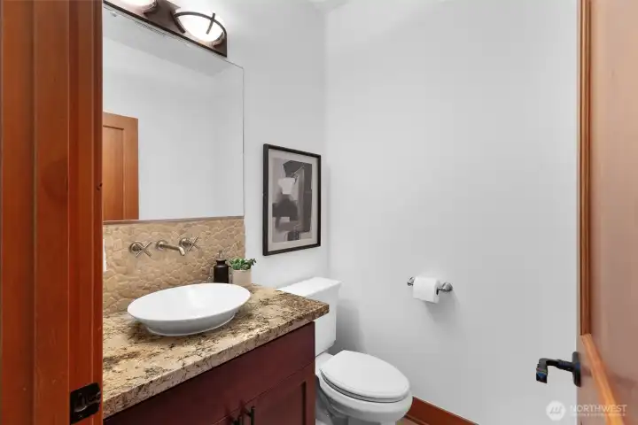 Main floor half bath