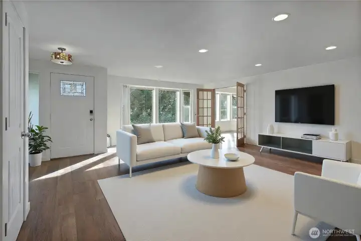 Living Room with tons of natural light