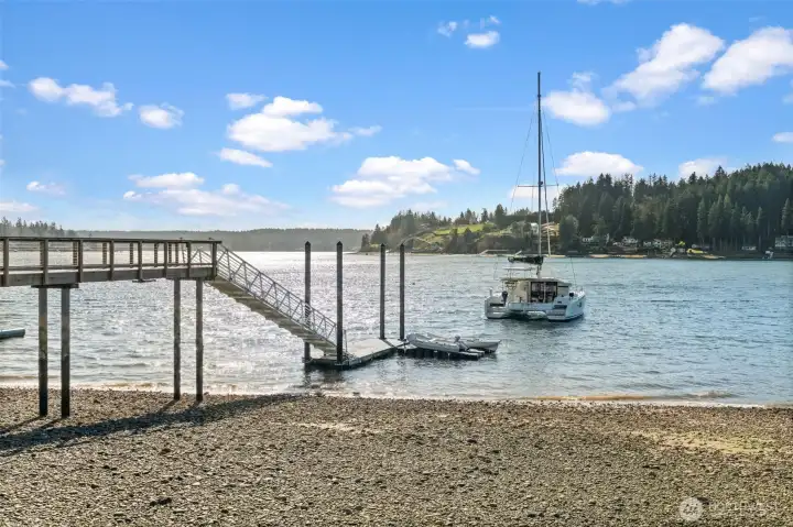 View from the bulkhead- Dock is NOT on this lot.