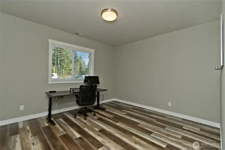 Versatile office or flex room with natural light.
