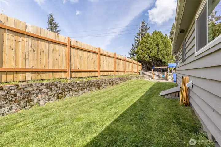 Newer privacy fence