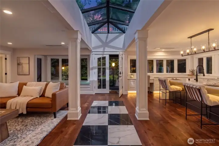 Gorgeous atrium entry