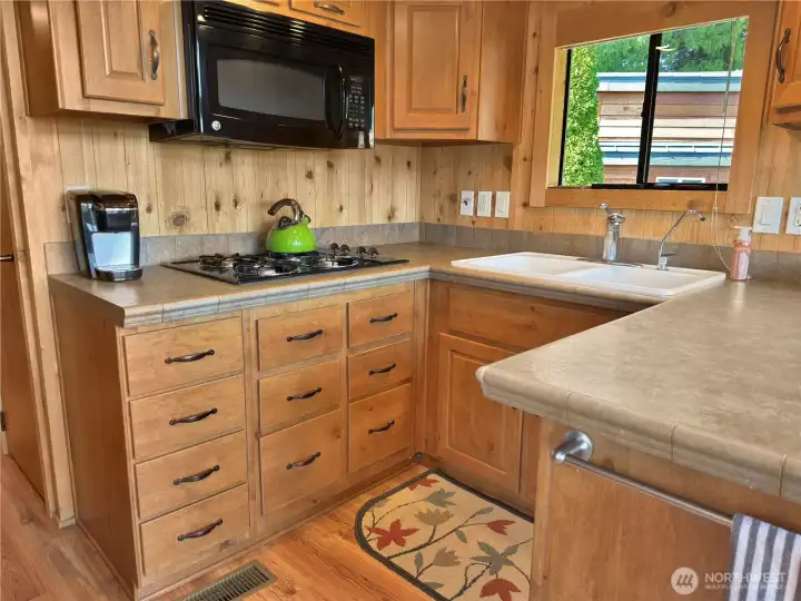 well appointed kitchen