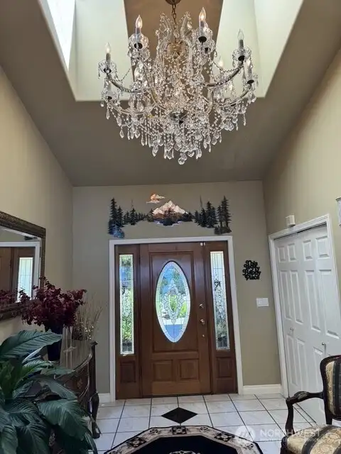 Crystal chandelier