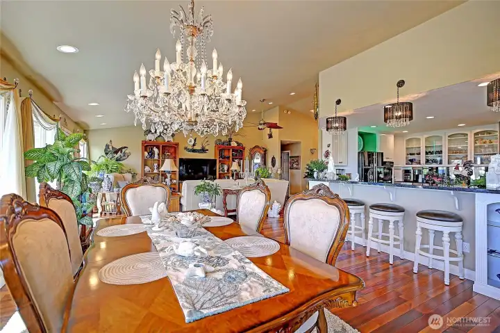 Dining area. Furniture purchase negotiable.