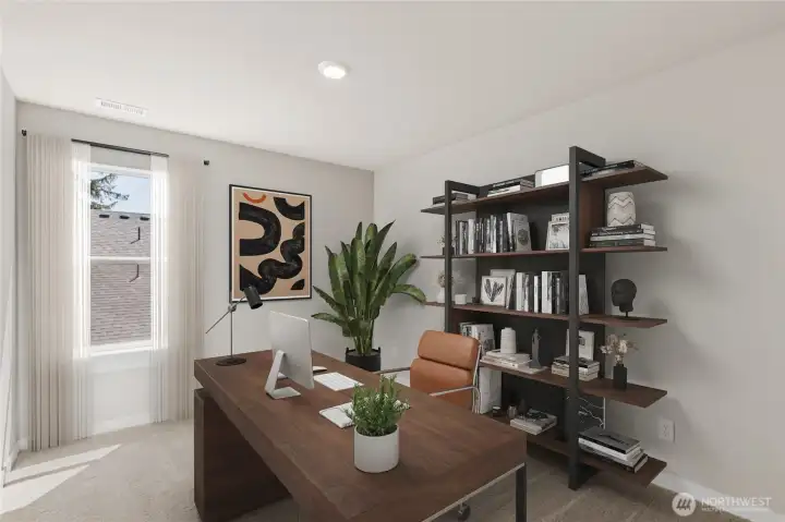 Main level guest bedroom or office.