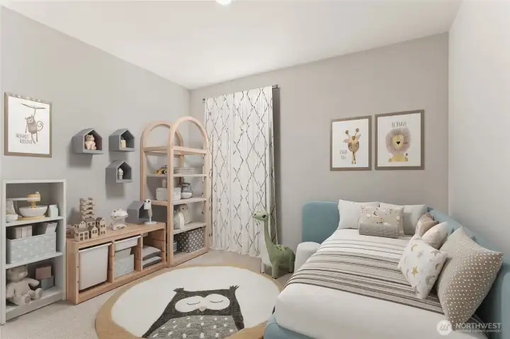 One of 5 bedrooms!