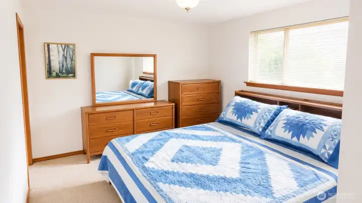Large bedrooms with separate full bathrooms.