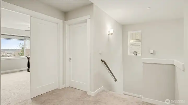 Upstairs landing space.