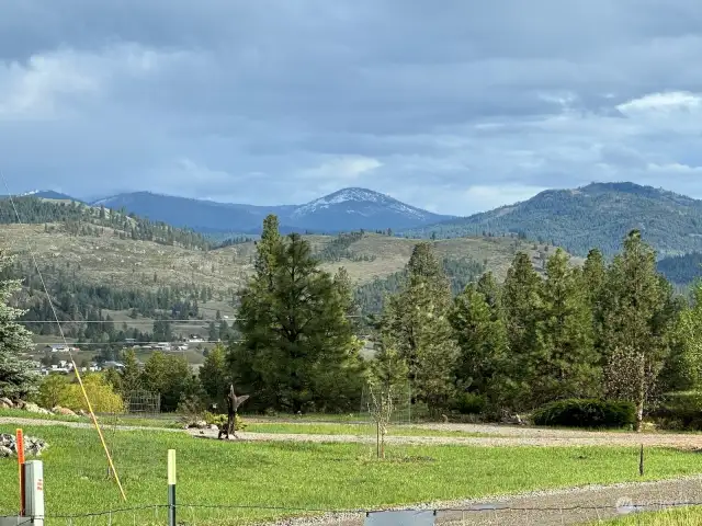 Beautiful view from front porch.