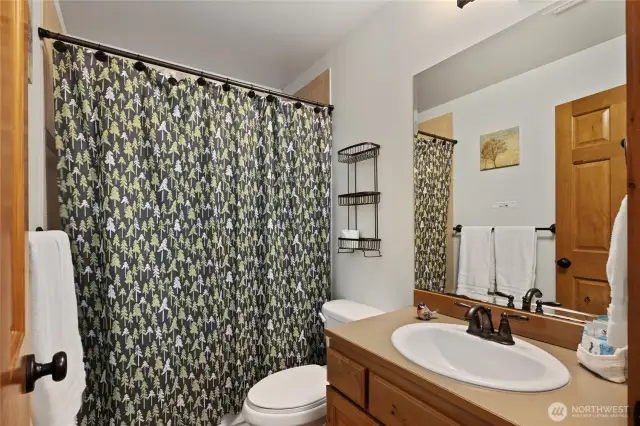 Main level guest bathroom