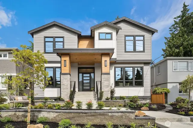 Get ready to experience luxury living in this stunning, brand-new construction home! Boasting an expansive 4,034 sq ft, this masterpiece offers 6 spacious bedrooms and 3.75 stylish bathrooms. The main level impresses with soaring 10-foot ceilings, while the upper level features elegant 9-foot ceilings. Designed for versatility, this multi-generational home includes a private, level entrance from the back alley, perfect for visiting family, nanny quarters, or an ADU. Enjoy your own private territorial view, creating a peaceful and serene backdrop for everyday living. This home is everything you’ve been dreaming of—don’t miss out!