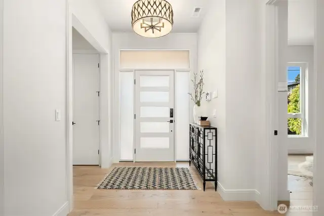 The interior entrance to this Beautiful home.