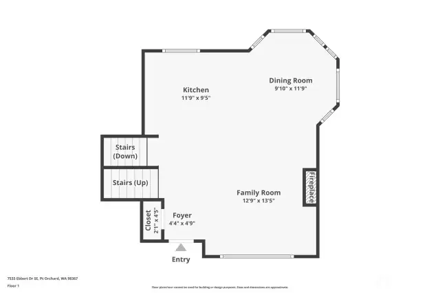 Main Level Floor Plan