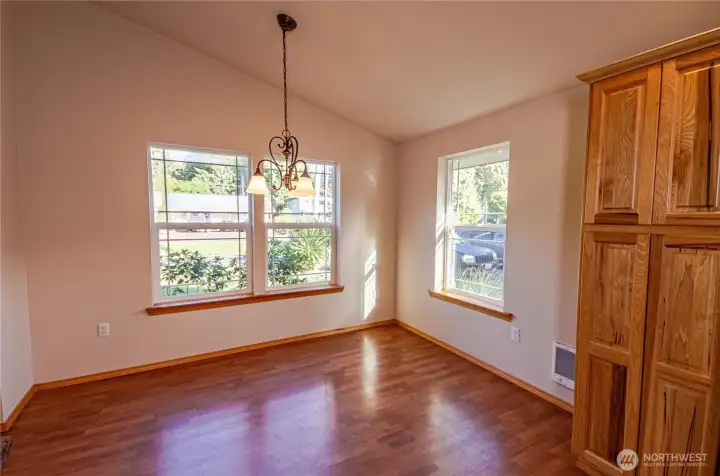 Dining space with lots of natural light