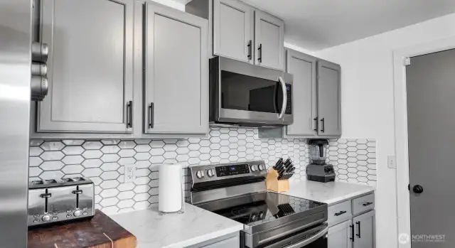Counter Tops Installed and Cabinets Painted in 2024