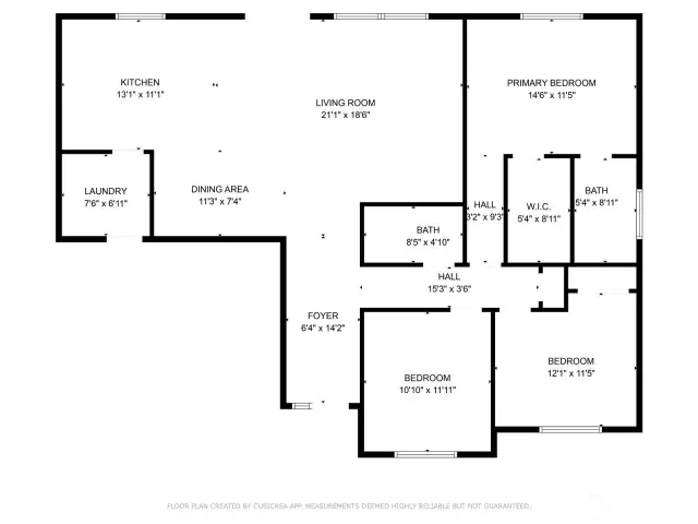 Floor plan, showing the extra room !