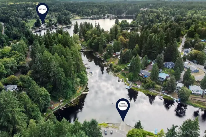 Lake St. Clair Layout and Boat Launch