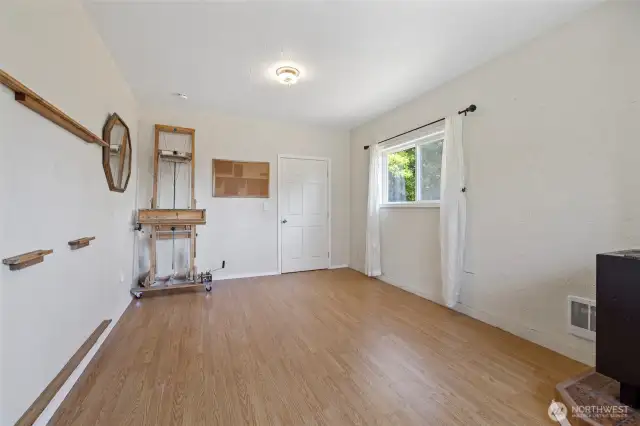 4th bedroom or flex room. HUGE walkin storage closet in this room