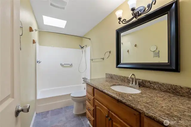Nicely updated bathroom