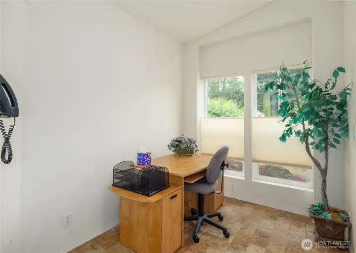office area off kitchen