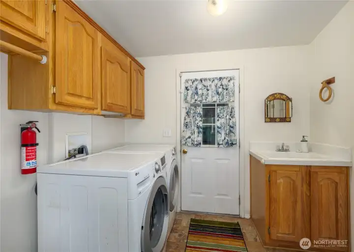 inside laundry