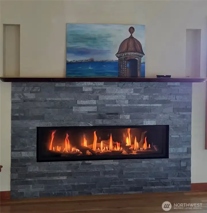remote controlled fireplace