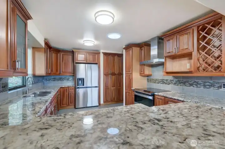 View from breakfast bar