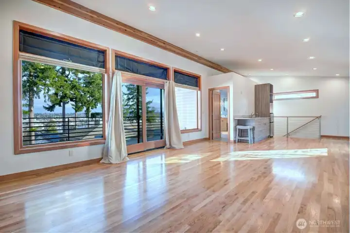 Upper level ADU with covered deck