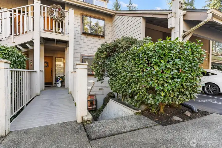 Unit to the right down stairs