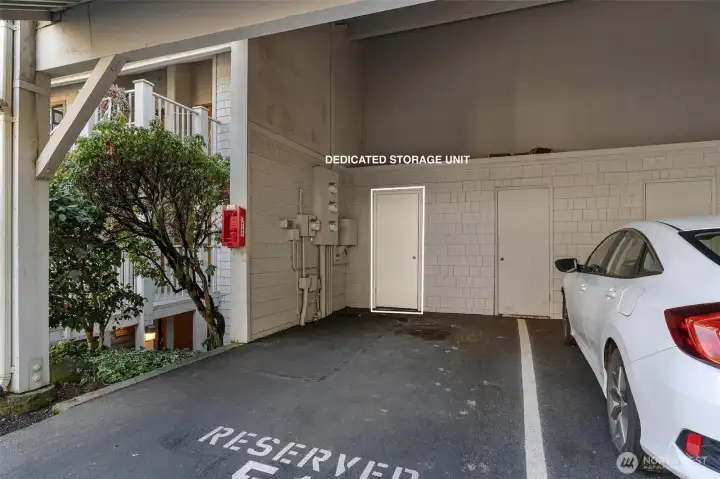 first storage unit and second is on deck